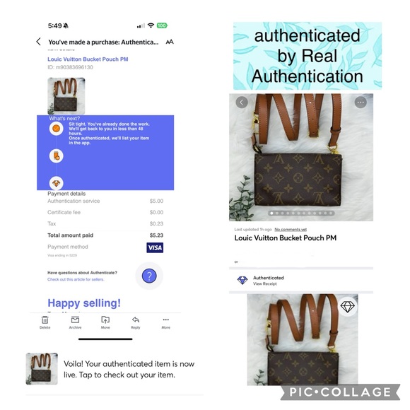 Louis Vuitton Bucket PM Pouch Crossbody - Picture 4 of 15